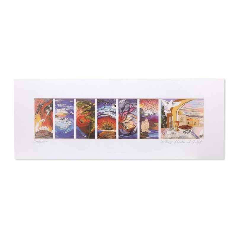 Six Days of Creation - Bracha Lavee Print